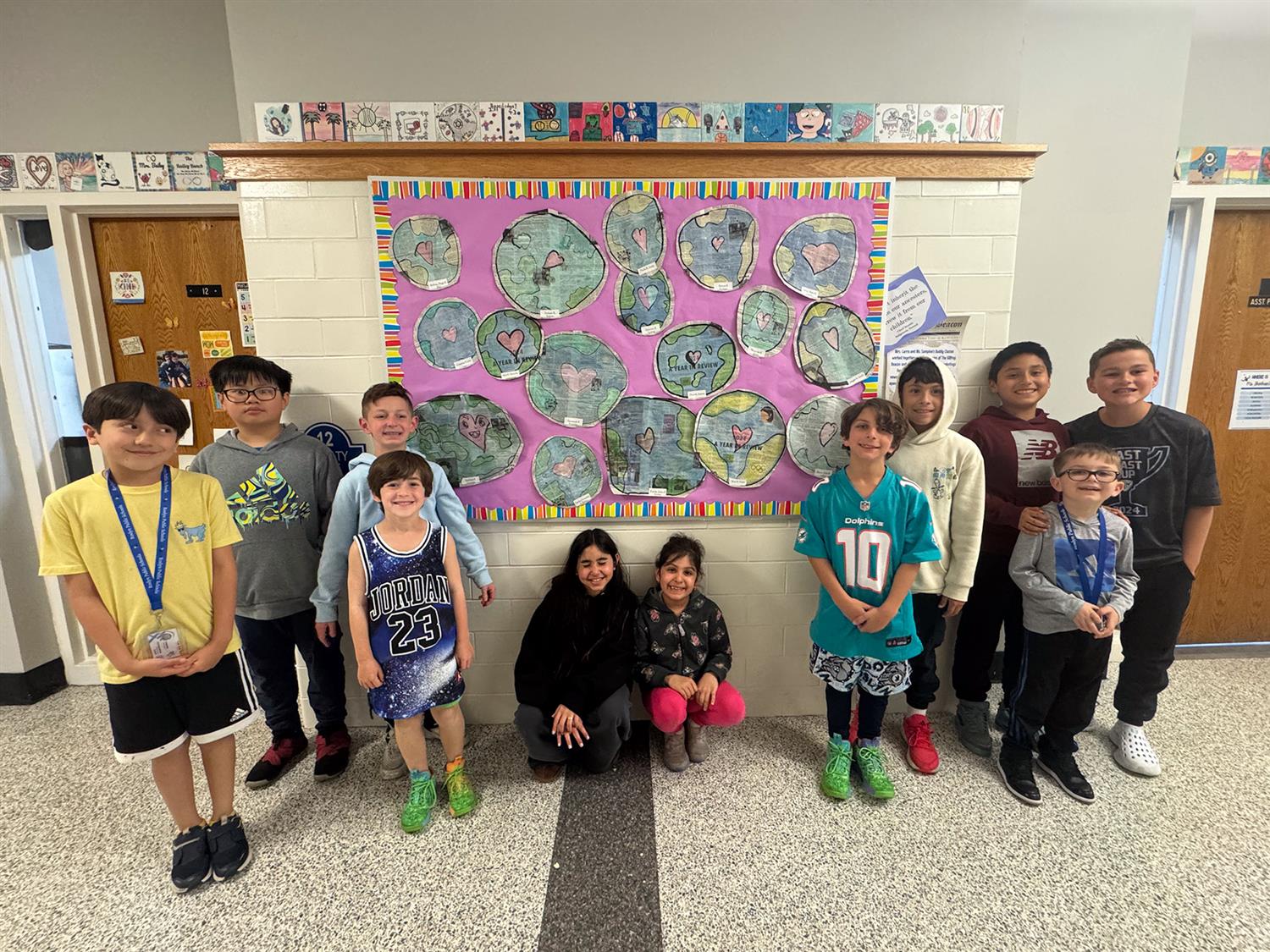  East Hill Celebrate Earth Day with Recycled Water Color Paintings